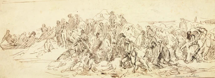 Traversée de la Loire en octobre 1793
