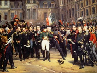 Les Adieux de Fontainebleau, 20 avril 1814