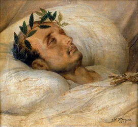 Napoléon sur son lit de mort, mai 1821