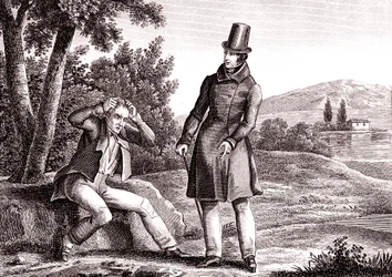 Le misérable perd son trésor, Fable de La Fontaine