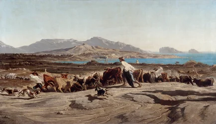 Vue de Marseille, prenant les Aygalades lors d