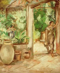 Femme avec cruche