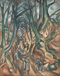 Le chemin creux en hiver