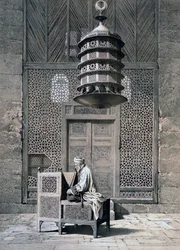 Porte de tombeau, mosquée du sultan Barquq, 19e siècle