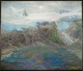Le glacier Schlattenkaesgletscher-Schlattenkaes-glacier