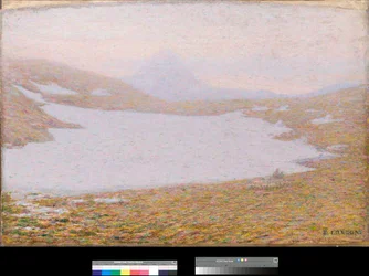 Printemps en haute montagne (détail)
