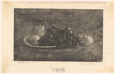 Bol avec raisins et autres fruits