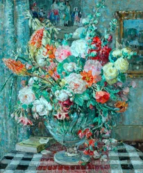 Fleurs dans un vase, vers 1931