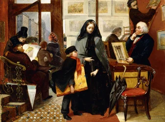 Esquisse pour "Sans nom et sans amis", c.1857