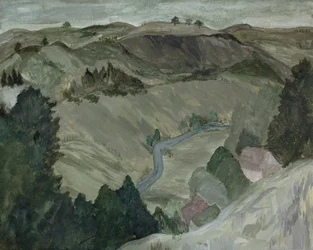 La route sinueuse de la vallée