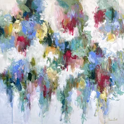 Abstrait floral coloré