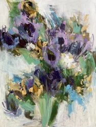Fleurs de lavande à la manière d