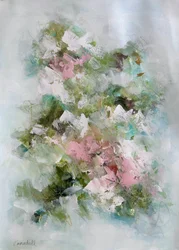 Jardin rose pâle