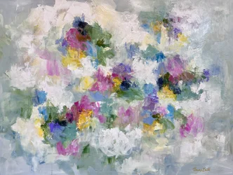 Abstrait floral éclatant