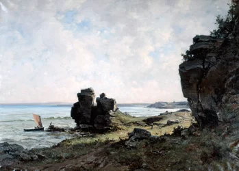 Un beau matin sur la côte de Bretagne, 1882