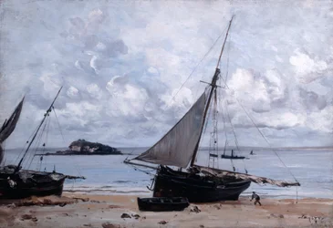 Bateaux échoués à Saint-Jean, 1884