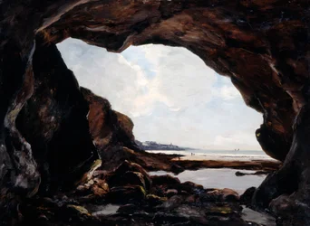Grotte de Ris, Douarnenez, 1876