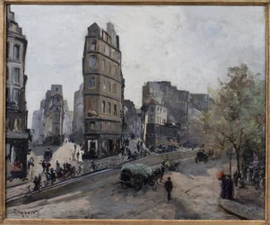 Rue de la Lune, Beauregard et de Cléry, vues du Boulevard Saint Denis à Paris