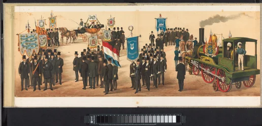 Défilé à Haarlem, 1872 (plaque 11)