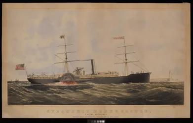 Paquebot Morrocastle, commandant R Adams, construit pour Spofford Tileston & Co