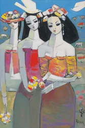 Deux Oiseaux Blancs