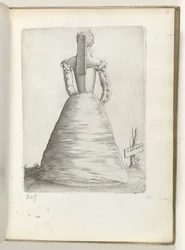 Femme mariée de France, habillée selon la mode de 1550