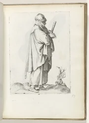 Femme en vêtements espagnols vers 1550