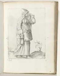 Femme tartare, vers 1550