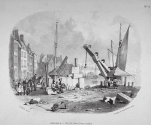 Millbank, Westminster, Londres, vers 1825