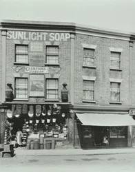3-4 Gainsborough Road : élévations avant, Londres, 1899