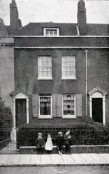 387, Commercial Road, Portsmouth, Hampshire, lieu de naissance de Charles Dickens le 7 février 1812, c.1900