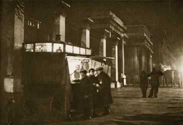 Un stand de café à Hyde Park Corner