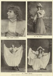 En tant que danseuse de jupe