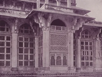 Fenêtre en treillis sculpté, Gwalior