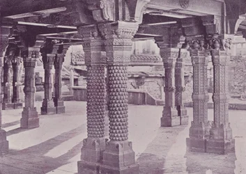 Piliers sculptés, Panch-Mahal, Futtehpur-Sikri