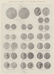 Médailles de couronnement des souverains anglais