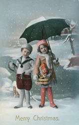 Carte postale édouardienne