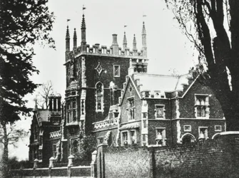 École élisabéthaine, Broomhouse Lane: extérieur, 1880