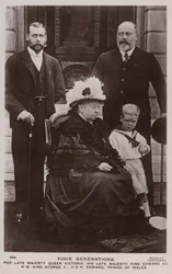 Quatre générations de la royauté britannique