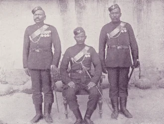 Officiers Gourkhas