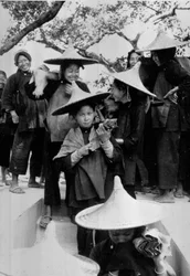 Groupe de femmes à Hong Kong