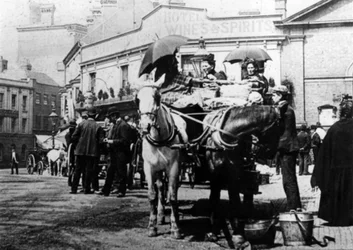 Fiacres, Oxford Street, Kidderminster, 1910