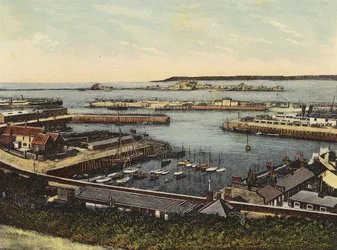 Jersey : Le port, St Helier