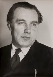 Jerzy Faczynski, architecte polonais réfugié en Grande-Bretagne en 1941