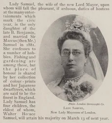 Lady Samuel, nouvelle lady-mairesse de Londres