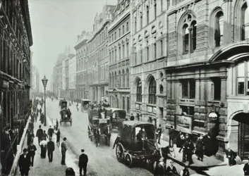 Leadenhall Street, City de Londres, 1895