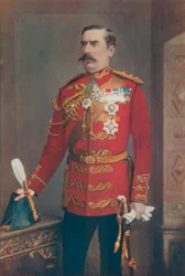 Lieutenant-général Sir Baker Creed Russel, commandant du district sud