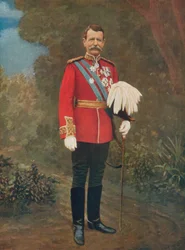 Lieutenant-général Sir Charles Warren, commandant la 5e division, force de campagne sud-africaine