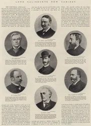 Nouveau cabinet de Lord Salisbury
