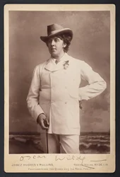 MS 81783 A, Oscar Wilde, c.1893 (photo n/b)